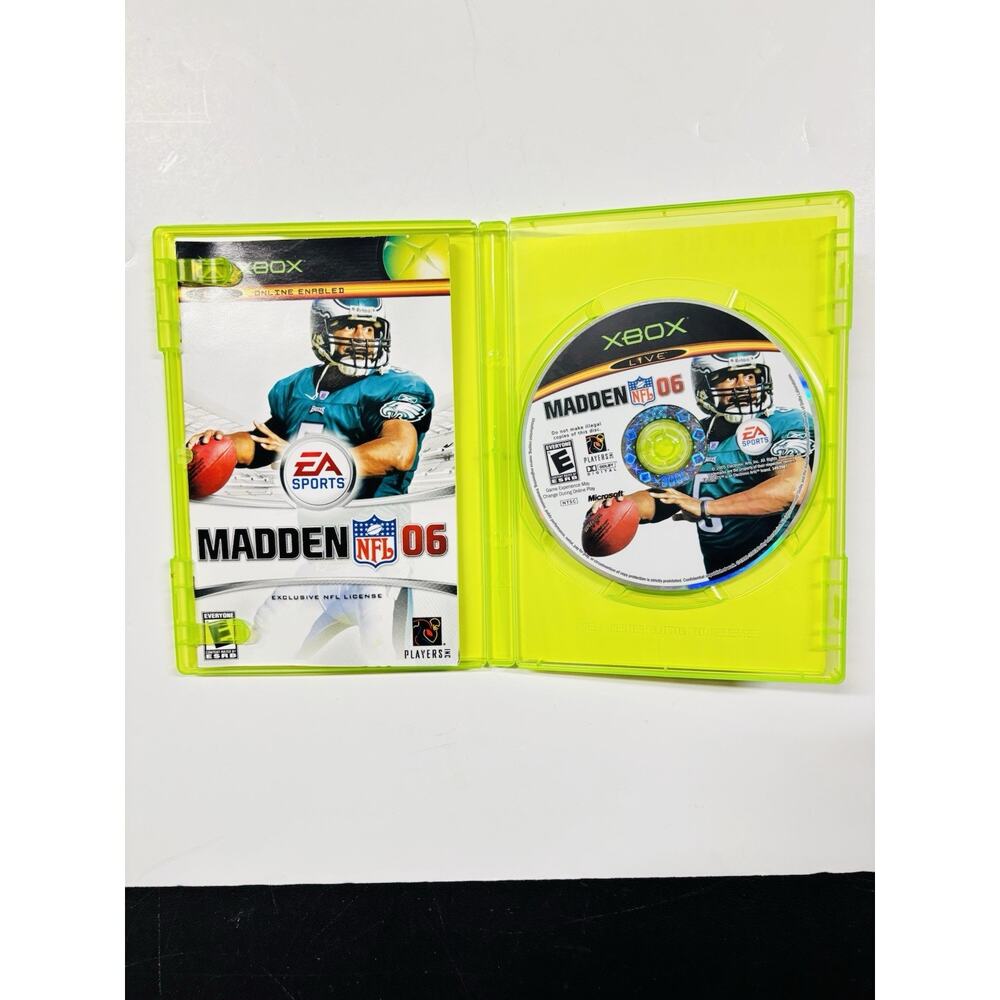 Madden NFL 06 (Microsoft Xbox, 2005) Complete w/ Manual Tested Works VG Cond - Picture 7 of 11